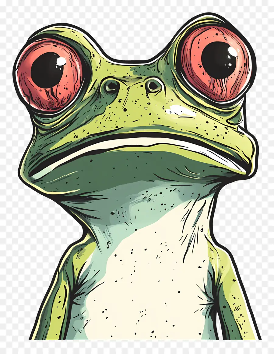 Sapo Fofo，Sapo De Desenho Animado PNG