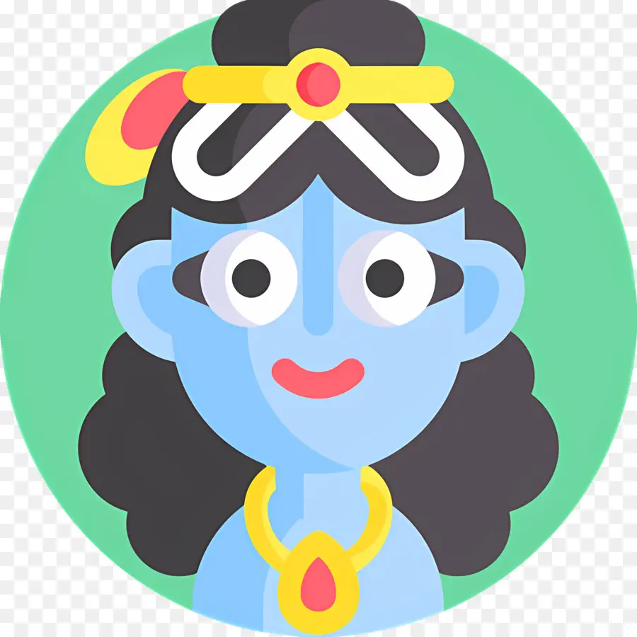 Krishna，Mulher Azul PNG