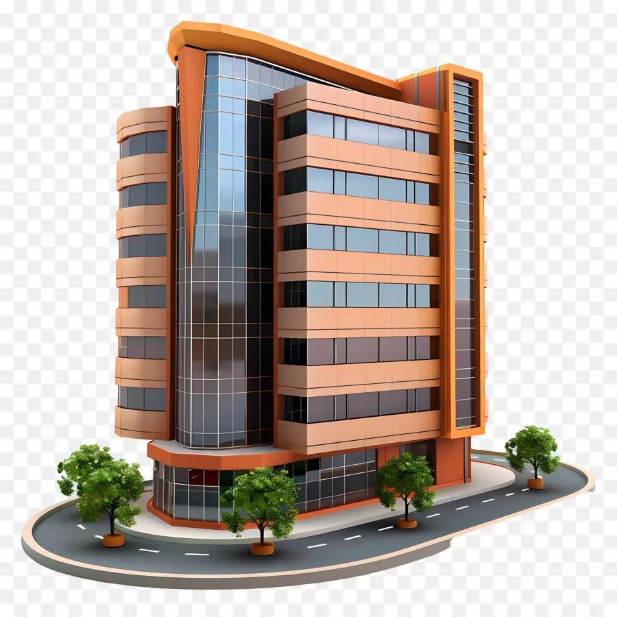 Edifício 3d，Prédio PNG