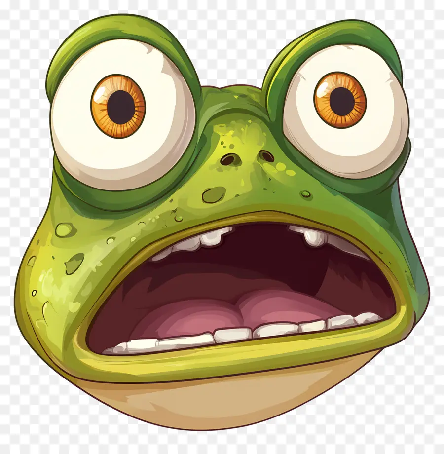 Emoji De Sapo，Sapo Irritado PNG