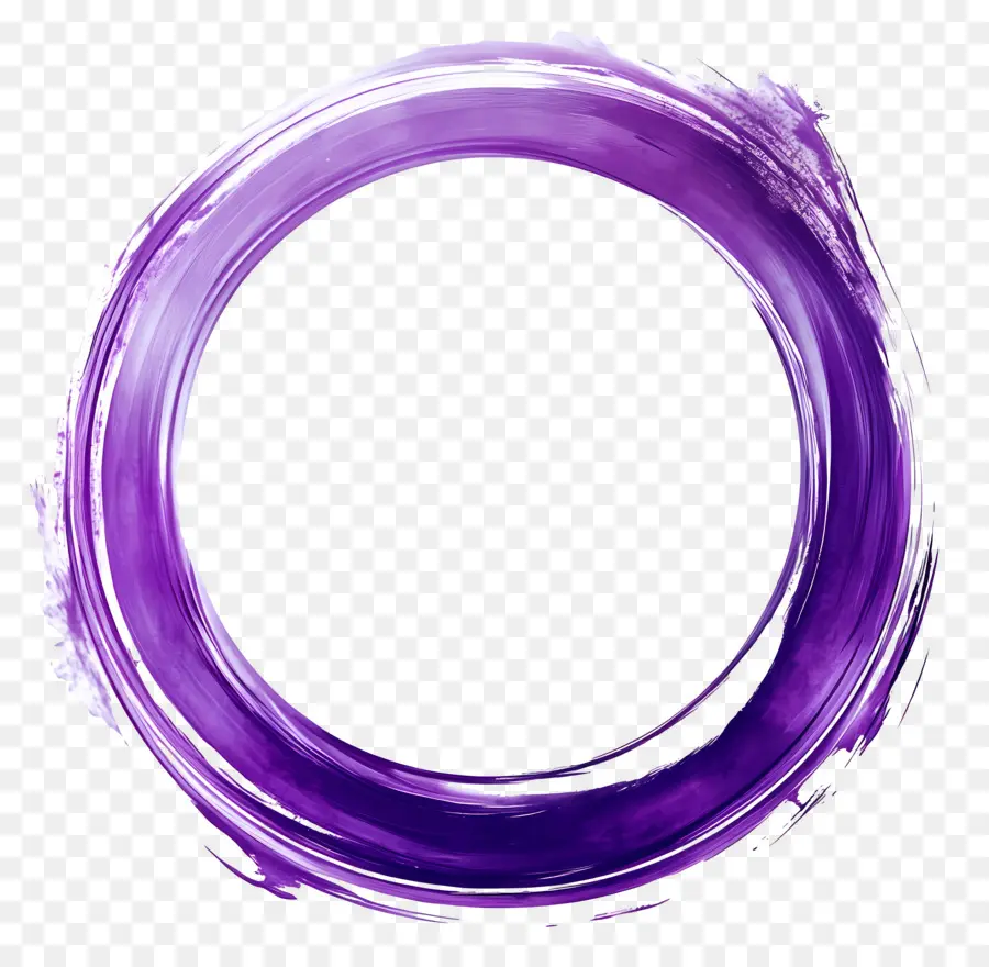 Moldura Círculo，Círculo Roxo PNG