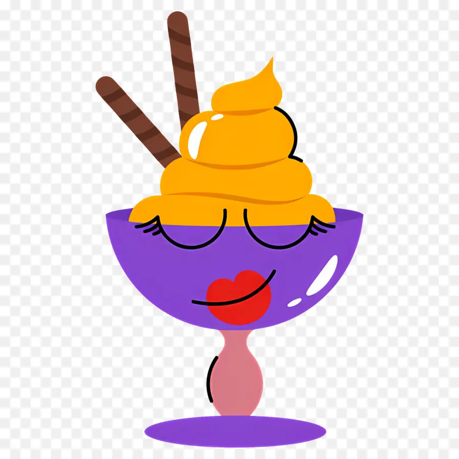 Sundae De Sorvete，Sorvete PNG