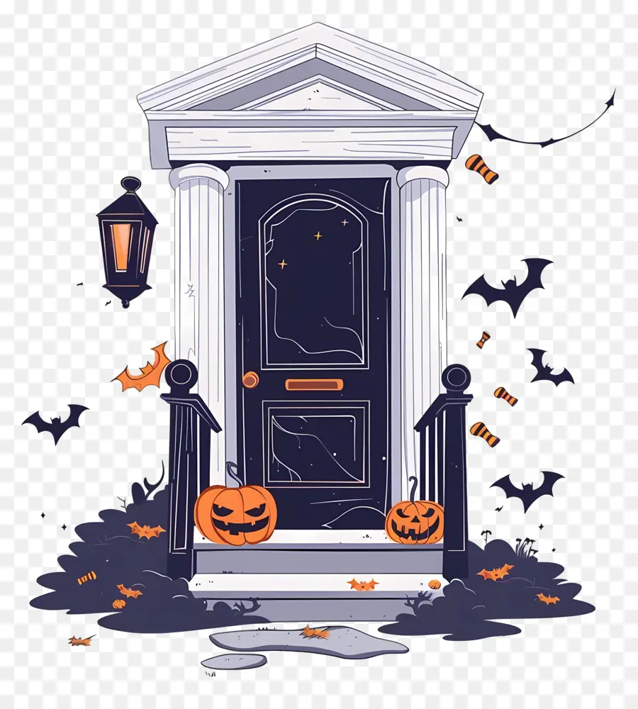 Porta Assustadora De Halloween，Porta De Halloween PNG