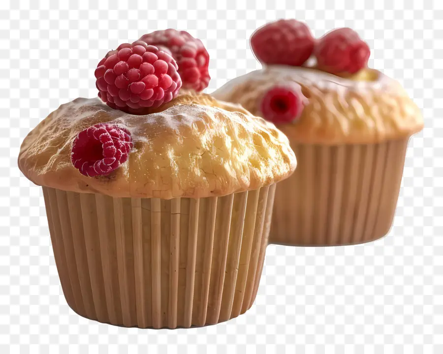 Muffins De Framboesa，Bolinhos PNG