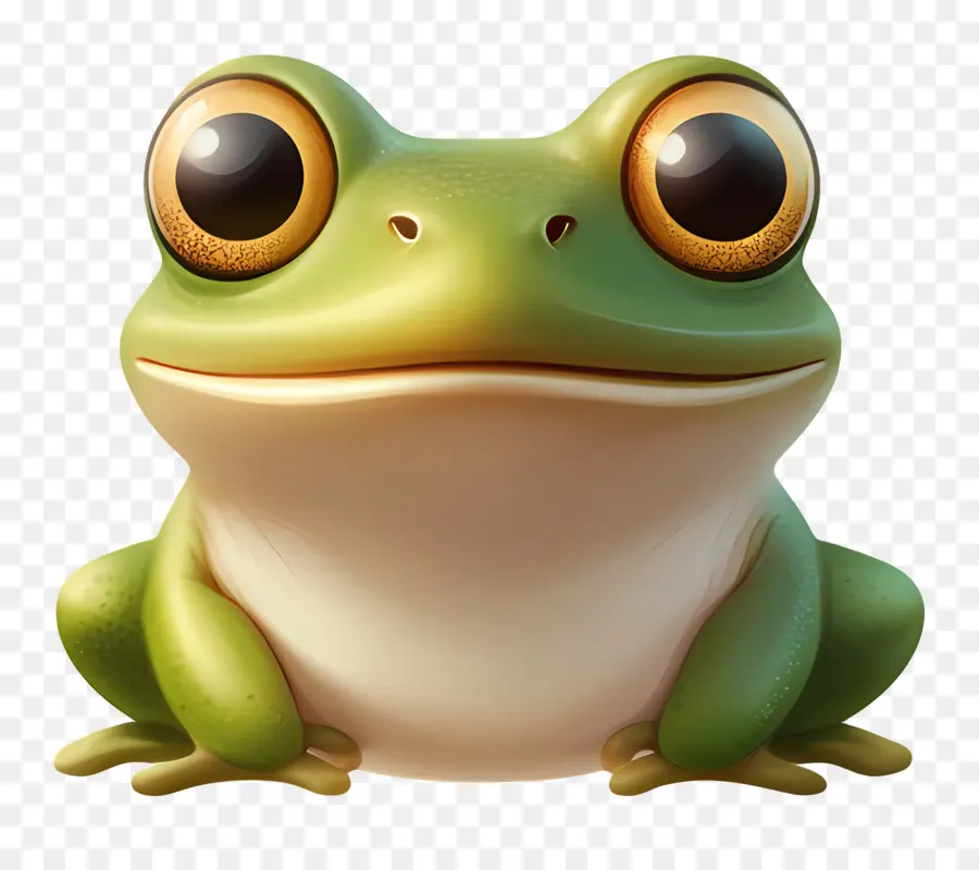 Sapo De Desenho Animado，Sapo Fofo PNG