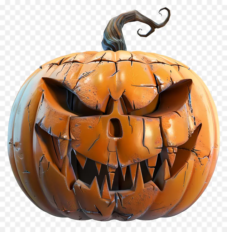 Abóbora De Halloween Animada，Abóbora Assustadora PNG