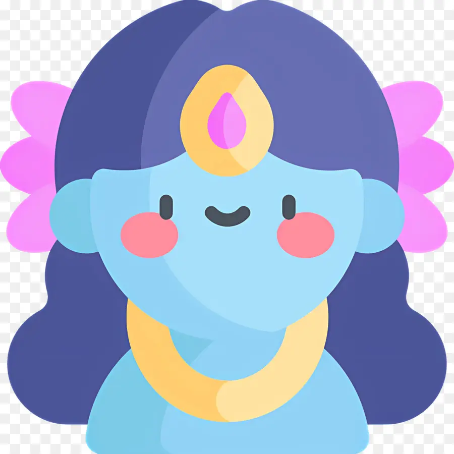 Krishna，Personagem De Desenho Animado PNG