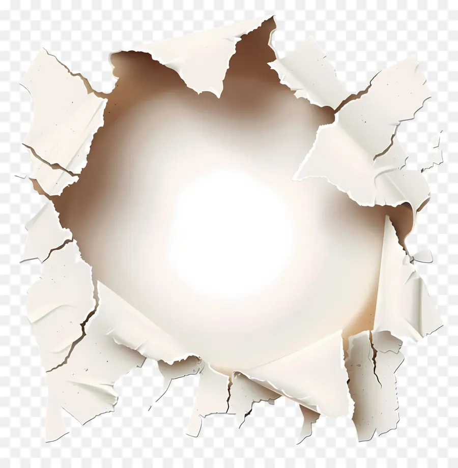 Buraco De Papel Rasgado，Papel Rasgado PNG