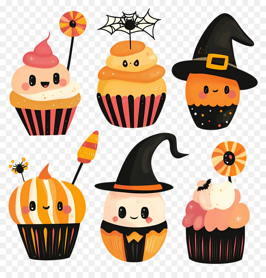 Doces De Halloween，Doces Fofos De Halloween PNG