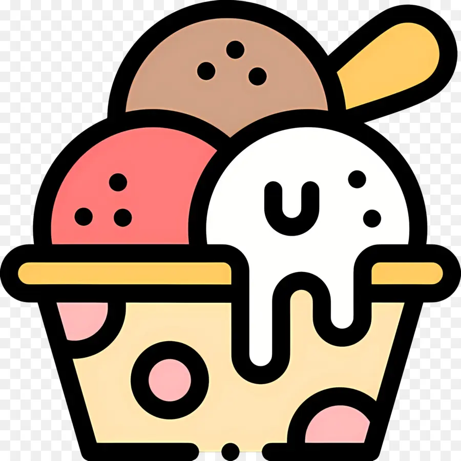 Sundae De Sorvete，Sorvete PNG