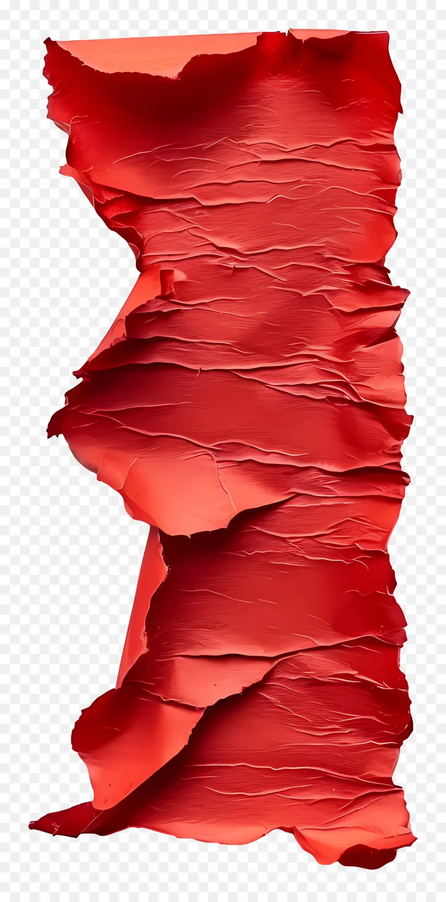 Papel Rasgado Vermelho，Rasgado PNG