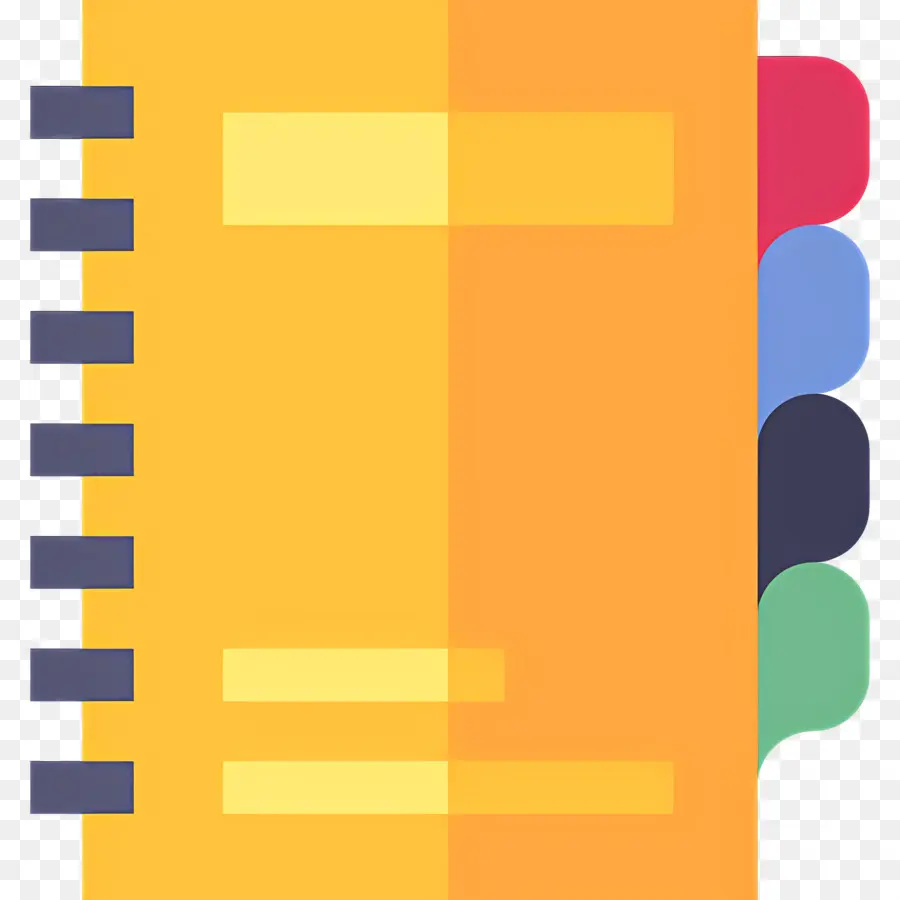 Caderno，Caderno Amarelo PNG