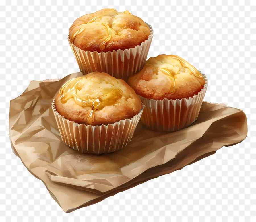 Muffins De Mel，Muffins PNG