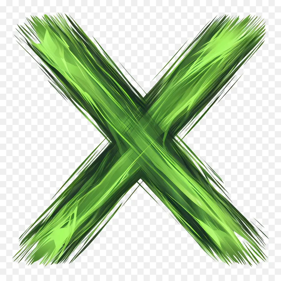 Verde X，Marca PNG