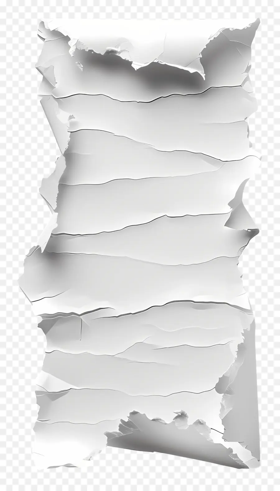 Papel Rasgado Branco，Papel Rasgado PNG