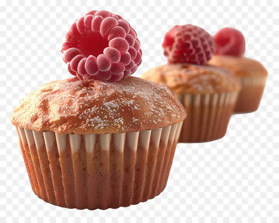 Muffins De Framboesa，Muffin De Framboesa PNG