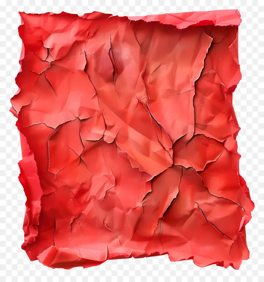 Papel Rasgado Vermelho，Papel Vermelho Rasgado PNG