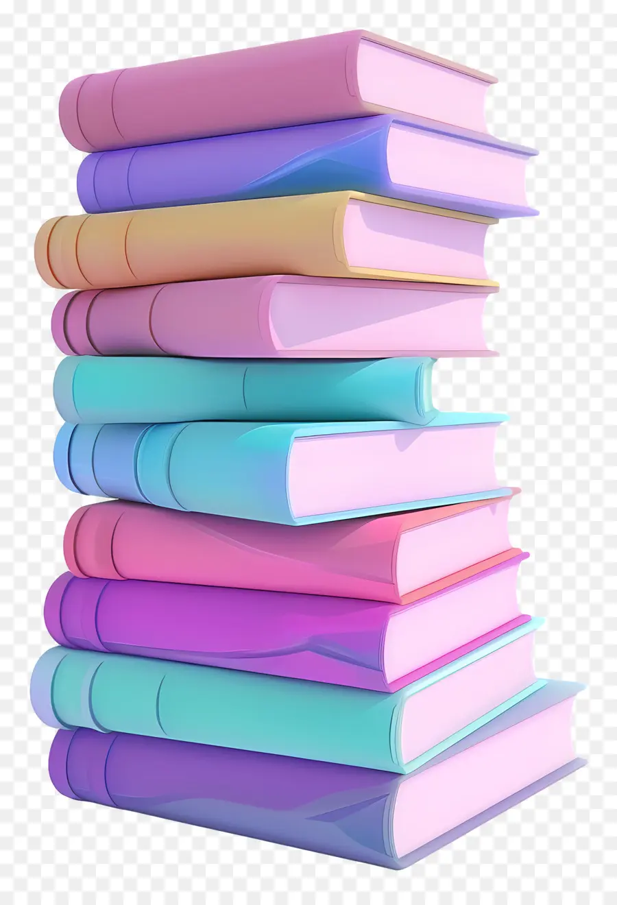 Pilha De Livros 3d，Pilha De Livros PNG