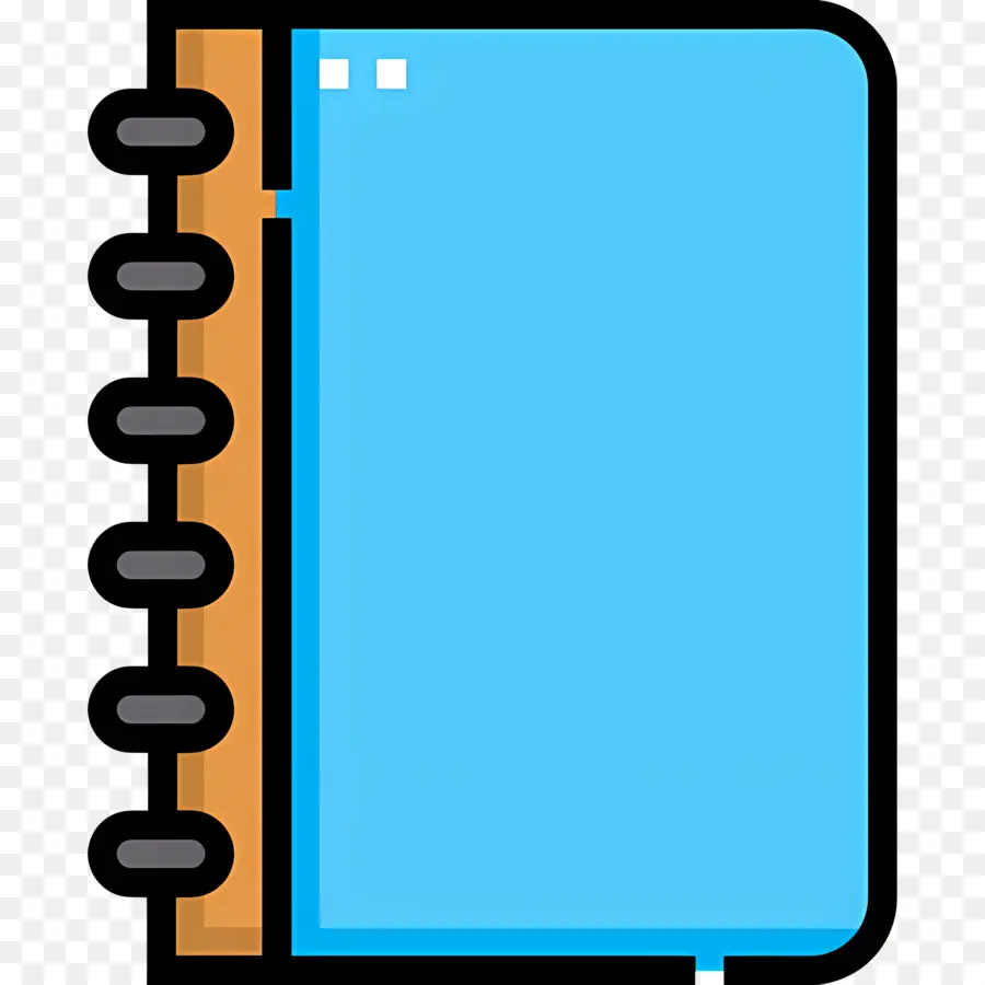 Caderno，Caderno Azul PNG