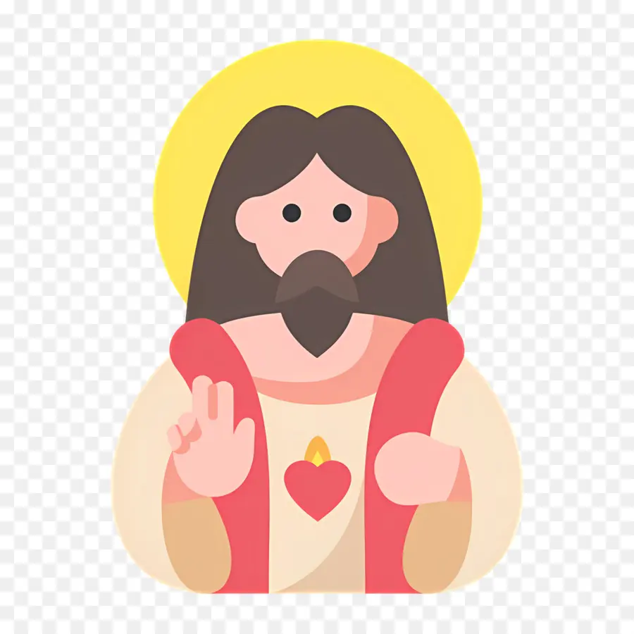 Jesus，Figura De Desenho Animado PNG