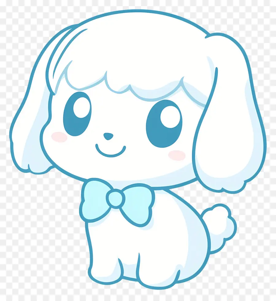 Cinnamoroll，Cachorro Branco Fofo PNG