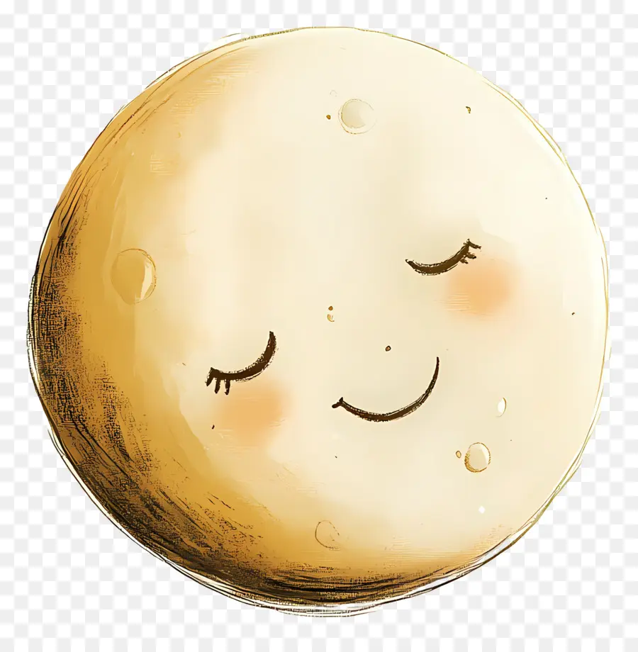 Lua Fofa，Lua Sorridente PNG