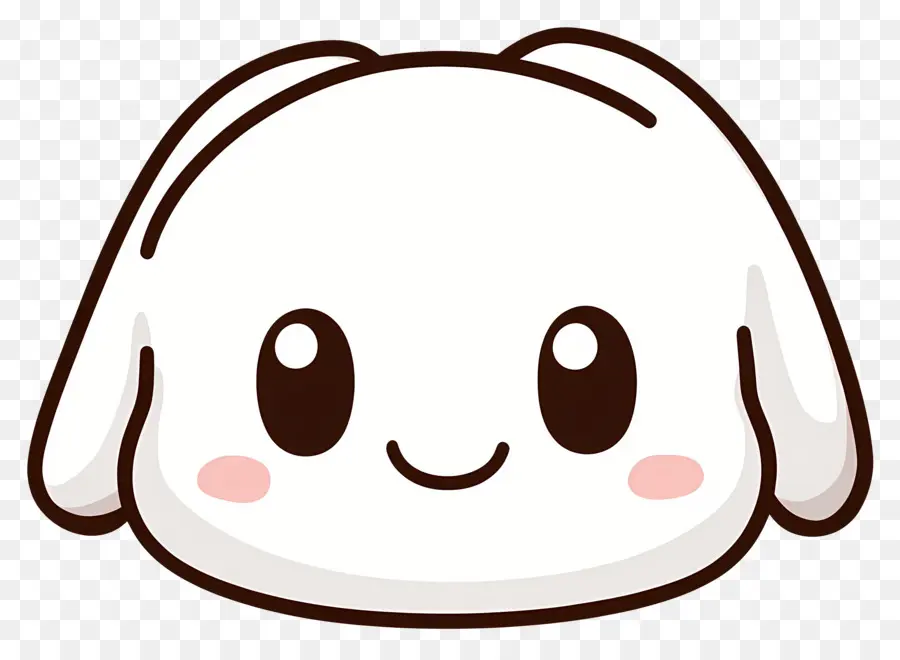 Cinnamoroll，Rosto Bonito PNG