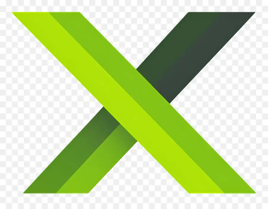 Verde X，Cruzar PNG