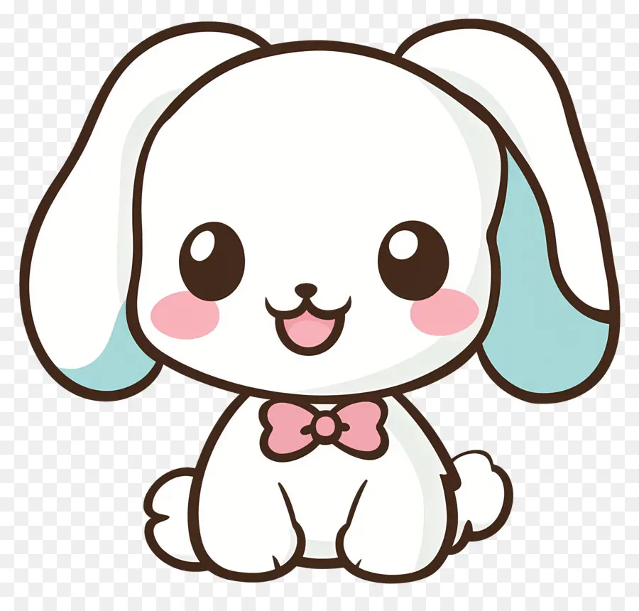 Cinnamoroll，Cachorro Branco Fofo PNG