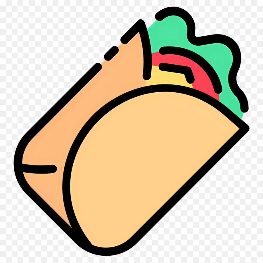 Embrulhos，Taco PNG