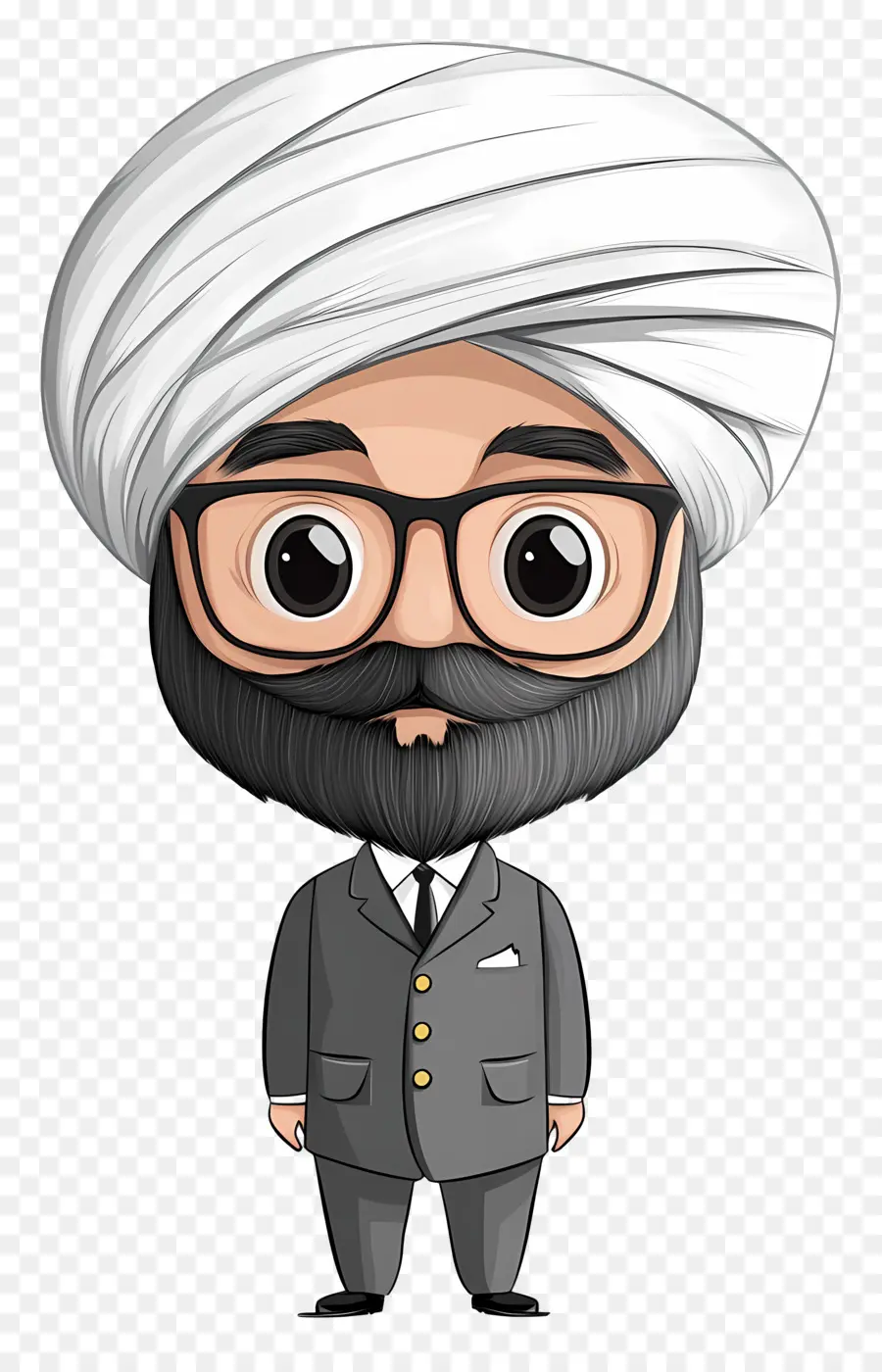 Político Indiano，Homem Com Turbante PNG