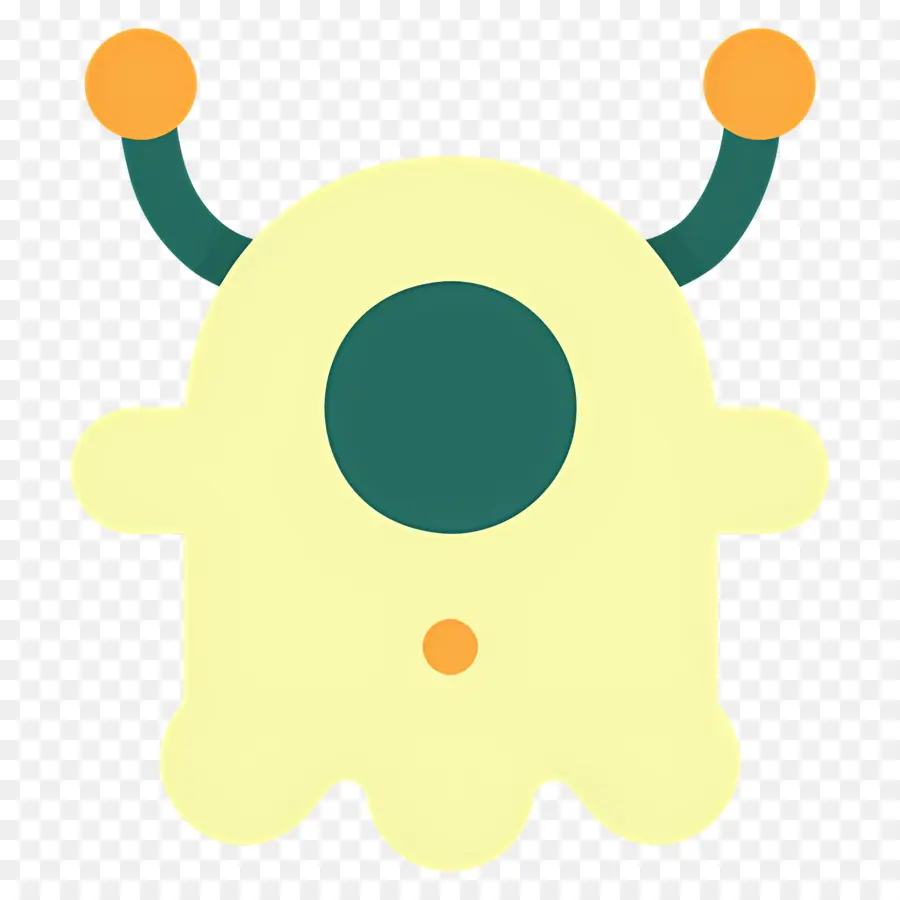 Monstro Espacial，Alienígena Amarelo PNG