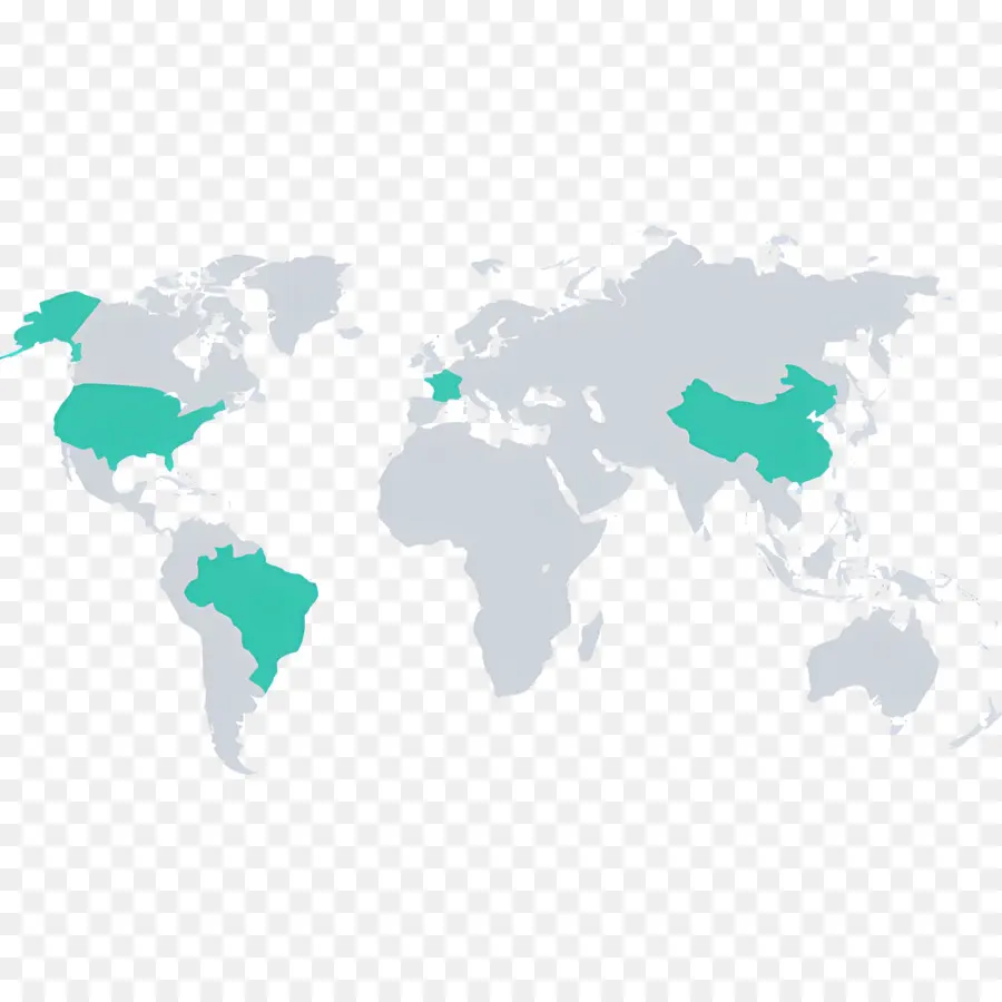 Mapa Mundial，Países PNG