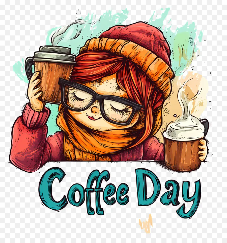 Dia Do Café，Ilustra O Do Dia Do Caf PNG