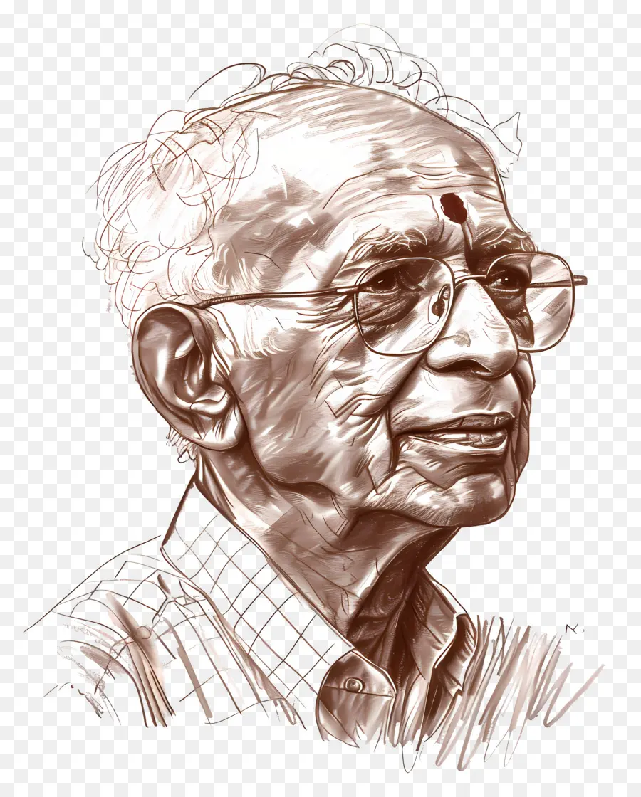 Sarvepalli Radhakrishnan，Homem Idoso PNG