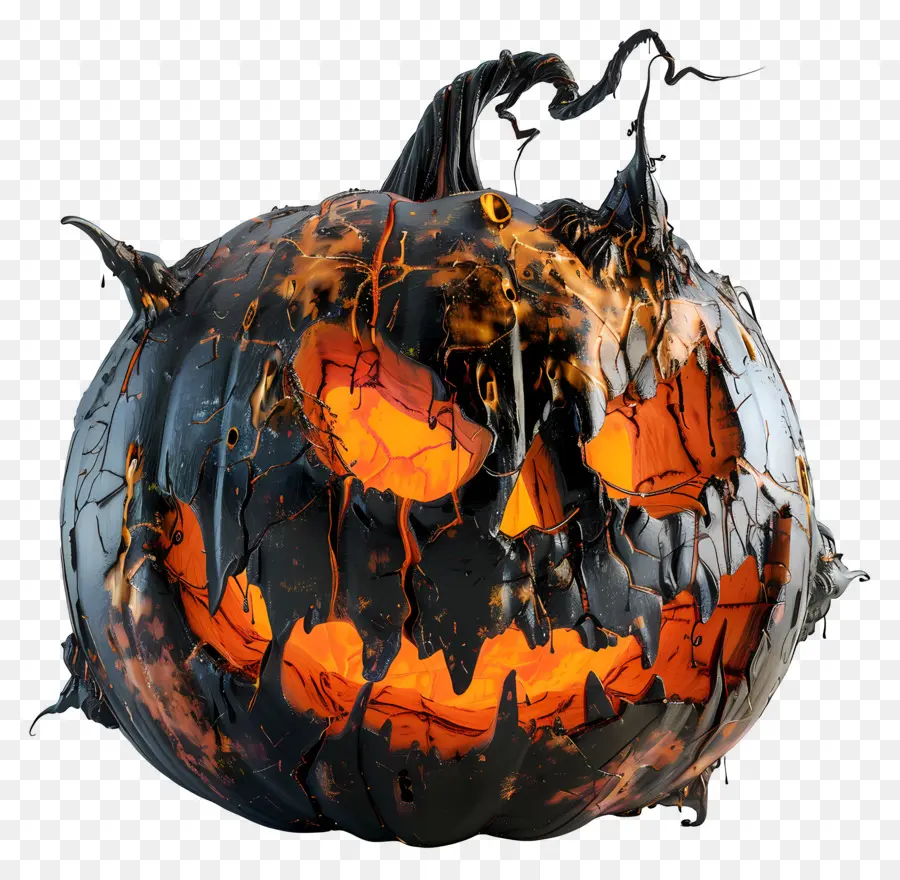 Abóbora De Halloween Animada，Jack O' Lantern PNG