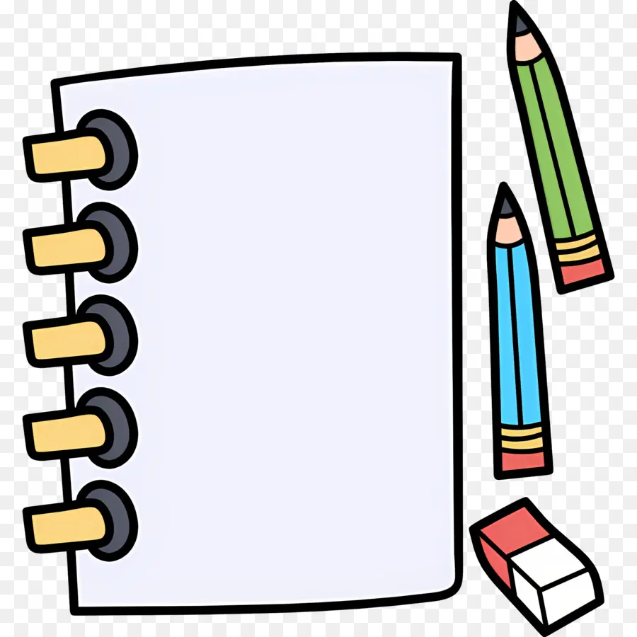 Caderno，Caderno E Lápis PNG