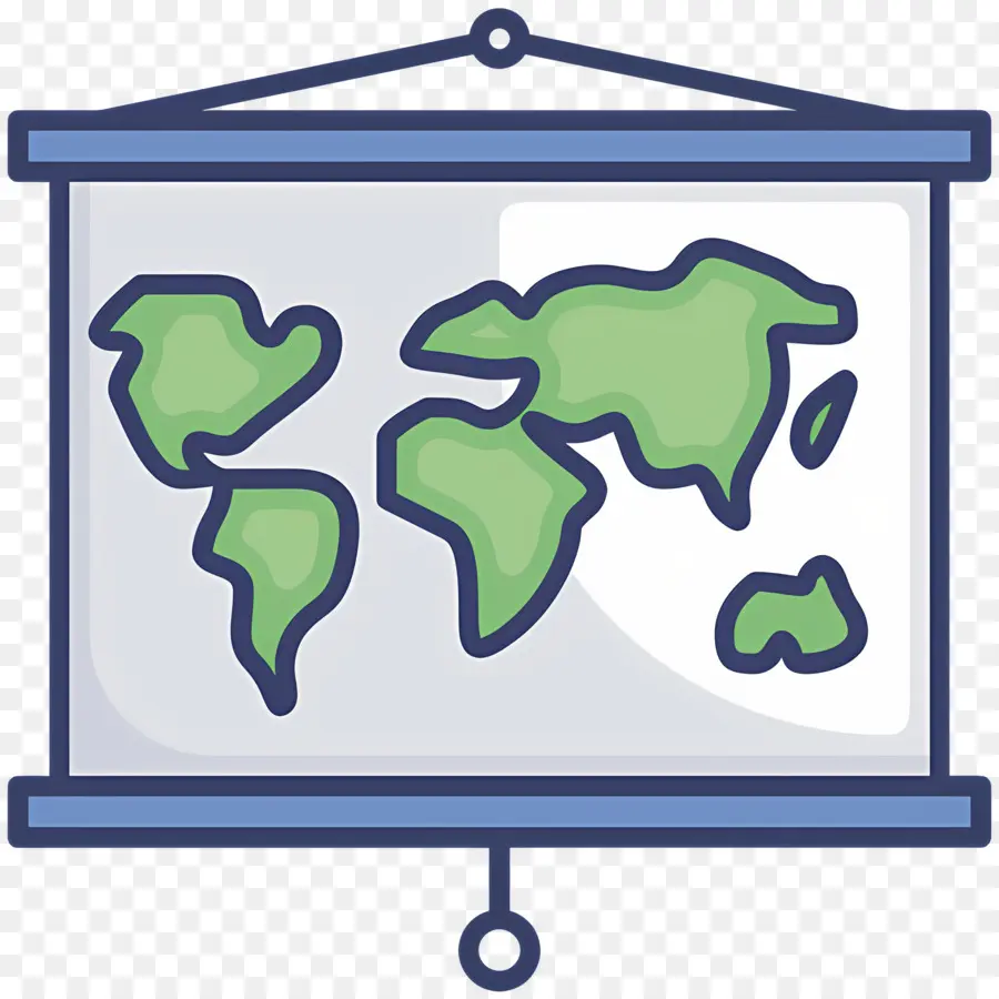 Mapa Mundial，Geografia PNG