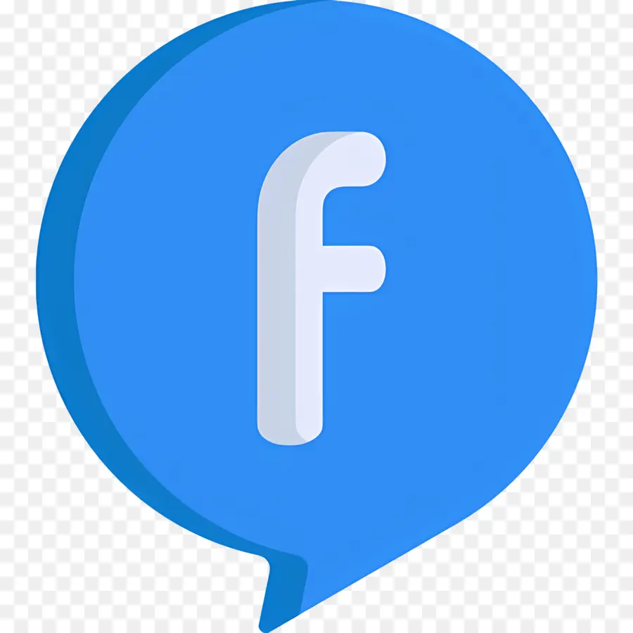 Facebook，Letra F Azul PNG