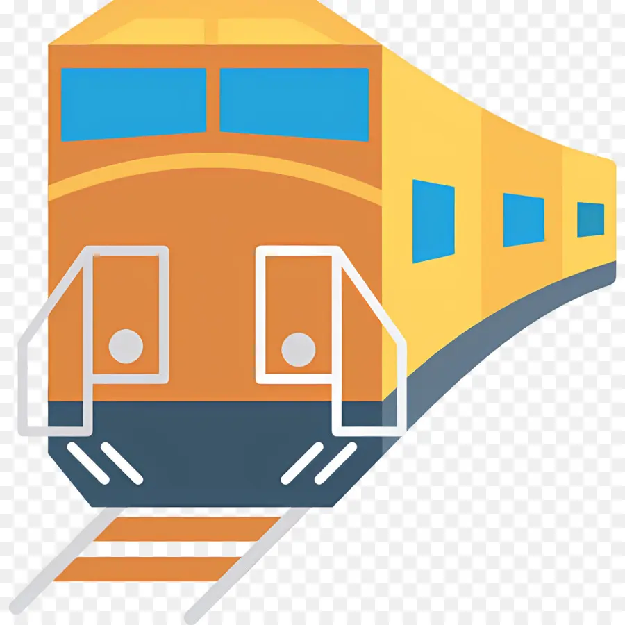 Trem，Trem Amarelo PNG