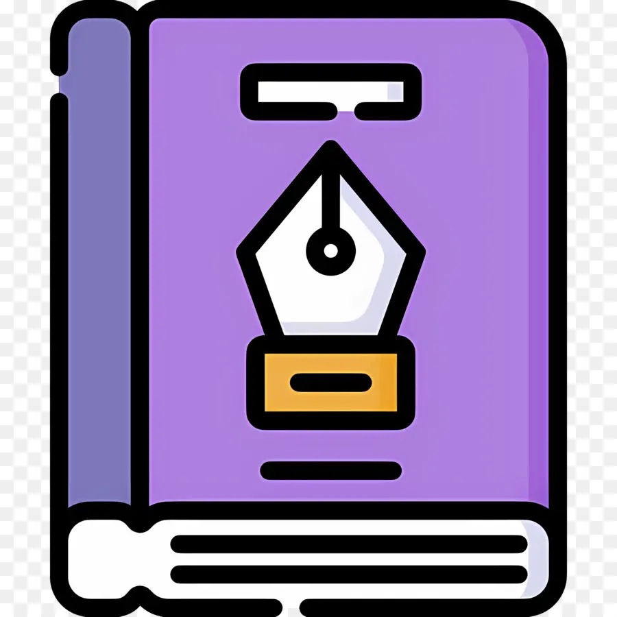 Caderno，Livro Roxo PNG