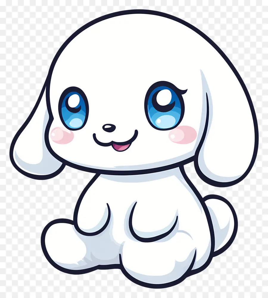 Cinnamoroll，Cachorro Branco Fofo PNG