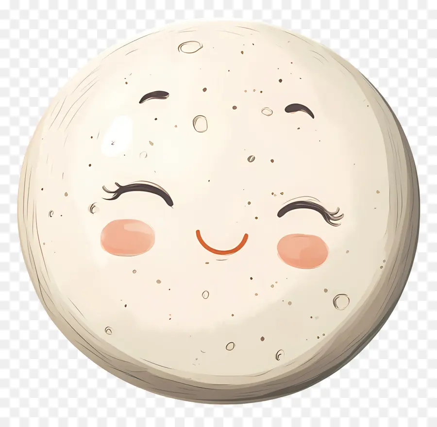 Lua Fofa，Lua Sorridente PNG