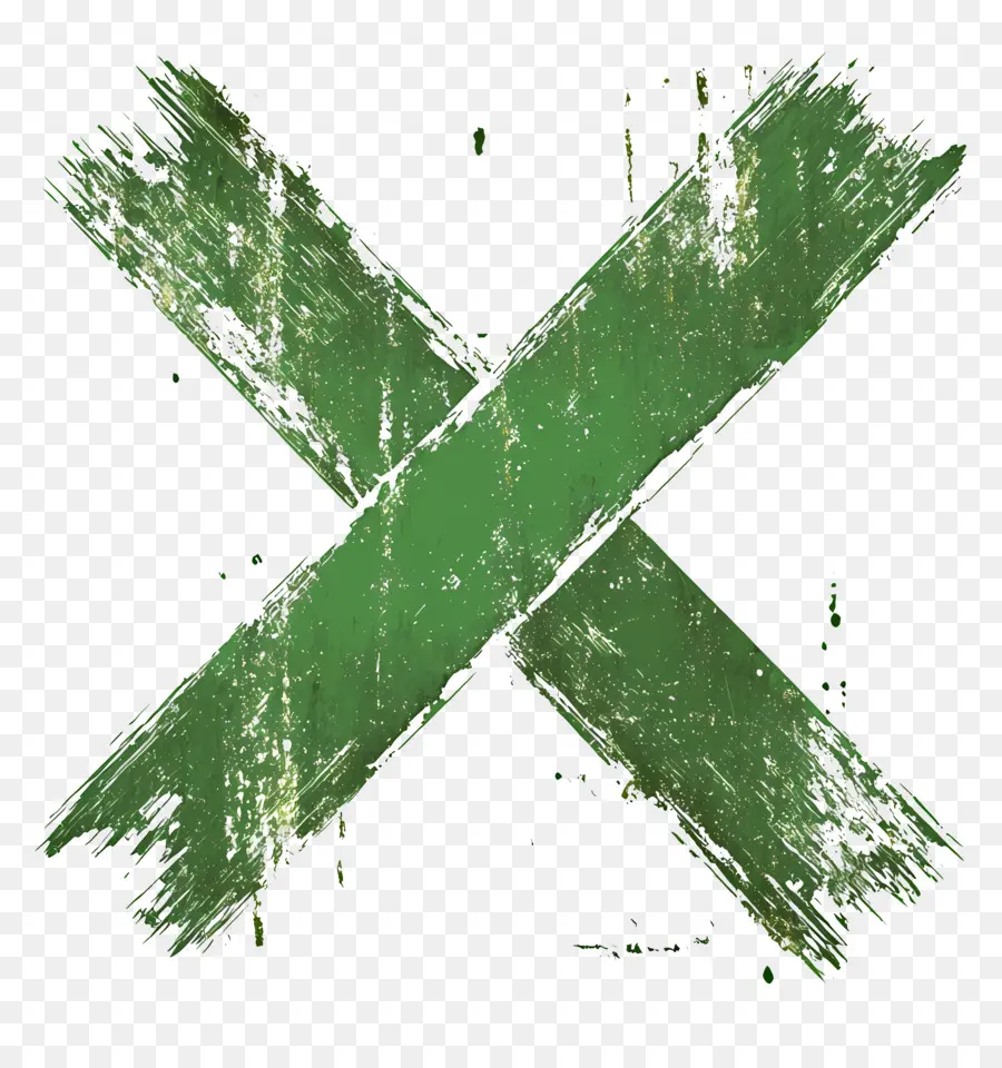 Verde X，Cruzar PNG