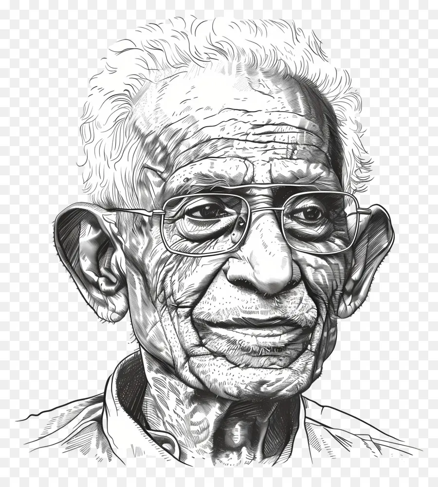 Sarvepalli Radhakrishnan，Homem Idoso PNG