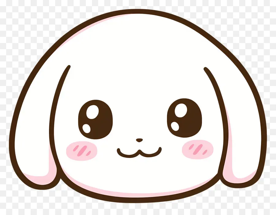 Cinnamoroll，Rosto Bonito PNG