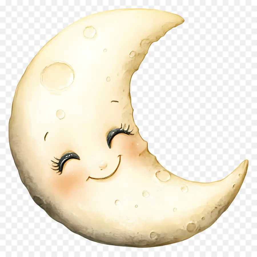 Lua Fofa，Lua Adormecida PNG