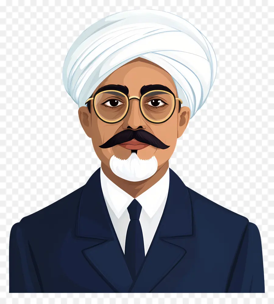 Político Indiano，Homem Com Turbante PNG