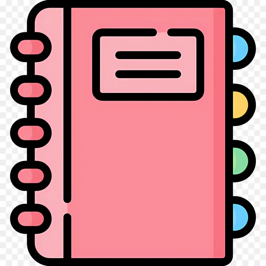 Caderno，Caderno Rosa PNG