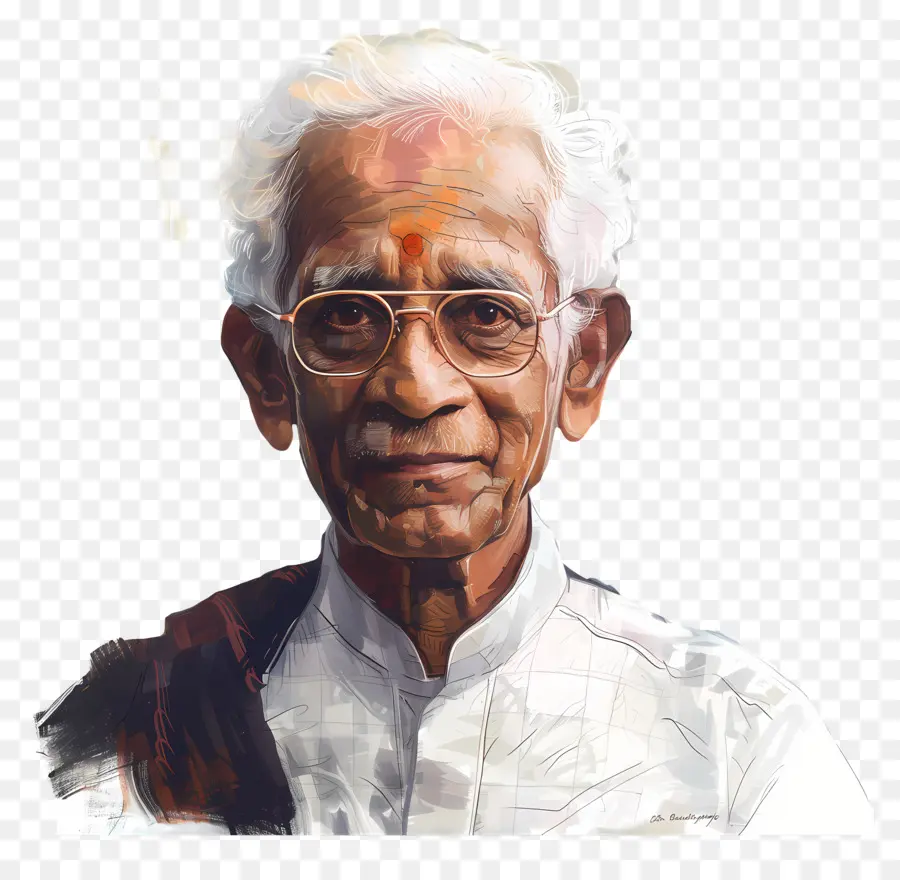 Sarvepalli Radhakrishnan，Homem Idoso PNG